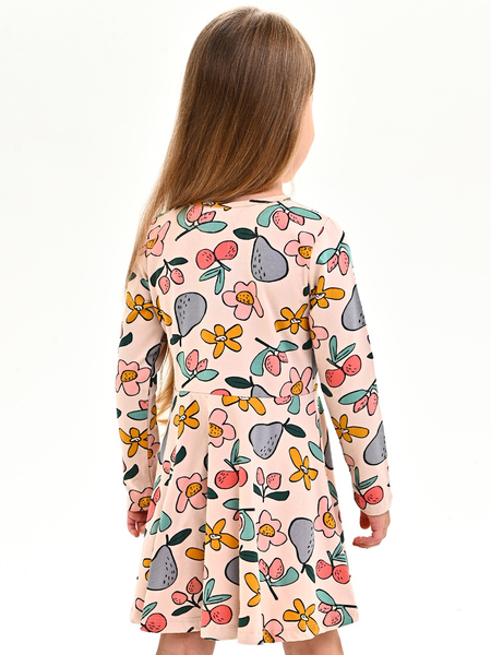 5915-99 Платье (персиковый весь размерный ряд)